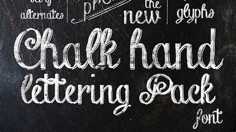 20+ Awesome Chalk Fonts to Download - Hongkiat