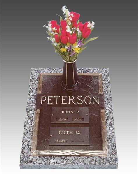 Simplicity Companion Cremation Grave Marker 24 X 30