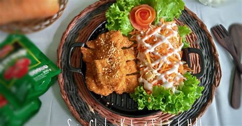 Resep Spicy Chicken Katsu And Salad Ala Hokben Oleh Nugraheni Utami Dewi Cookpad