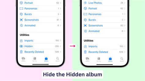 How To Hide Or Show The Hidden Album In The Photos App