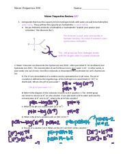 2.3 Water Properties Review KEY.docx - Water Properties HW Name: Water ... 