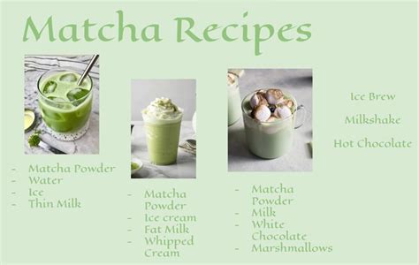 Matcha Recipes | Matcha recipe, Iced matcha, Milk ice cream