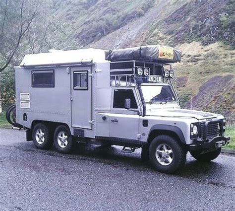 Landrover 6x6 Camper Defender Camper Land Rover Defender 110 4x4