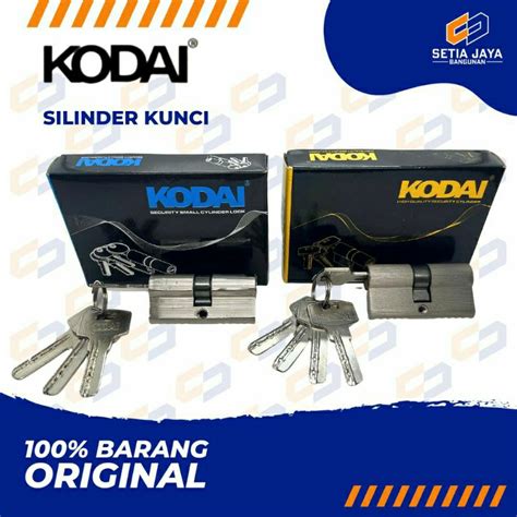 Jual Silinder Cylinder Kunci Pintu Kodai Kuningan Kecil Besar