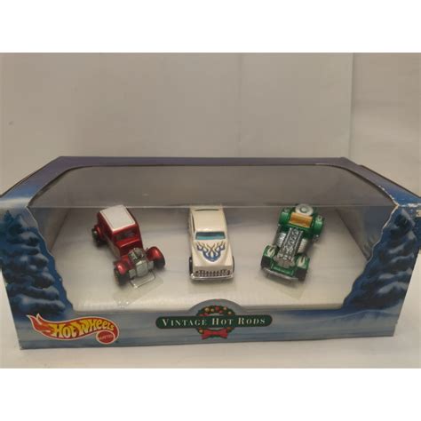 Set X Hot Rods Holiday Hot Wheels Collectors Vintage Bcn Stock Cars