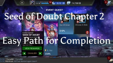 MCOC I New EQ Seed Of Doubt Chapter 2 Completion Easy Path For