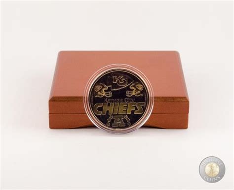 Kansas City Chiefs New Century Collectible Platinum Plated Tri Gold