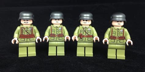 Ww2 Chinese Soldiers Leyilebrick Custom Minifigures