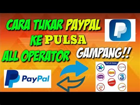 Top Up Paypal Dengan Pulsa