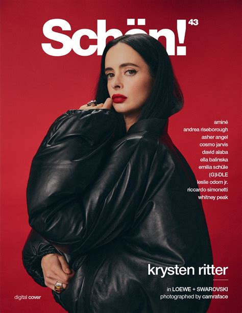 Mia on Twitter RT SchonMagazine Schön 43 Krystenritter wearing