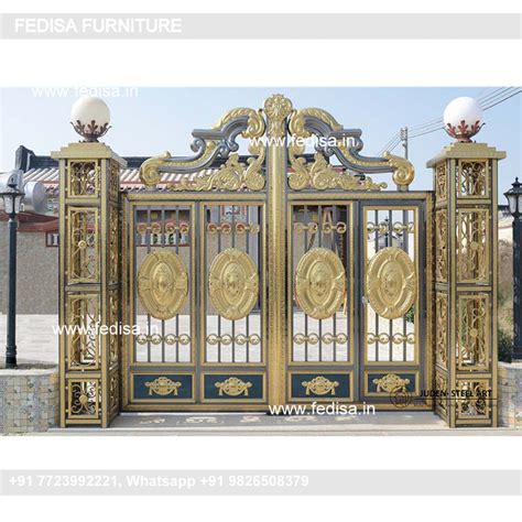 House Gate Design Modern Iron Fence Designs Dwar Parda Pipe Gate Design