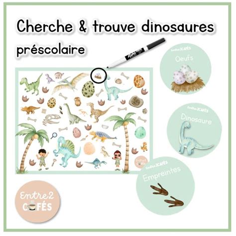 Cherche Et Trouve Des Dinosaures