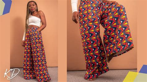 How To Sew Wide Leg Palazzo Trouser Kim Dave Youtube