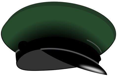 Green Military Hat Openclipart