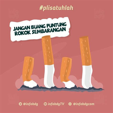 Gambar Dilarang Buang Puntung Rokok 53 Koleksi Gambar