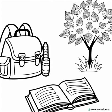 8 Coloriages De Cartables Coloriages Gratuits Pour Enfants Colorfunfr