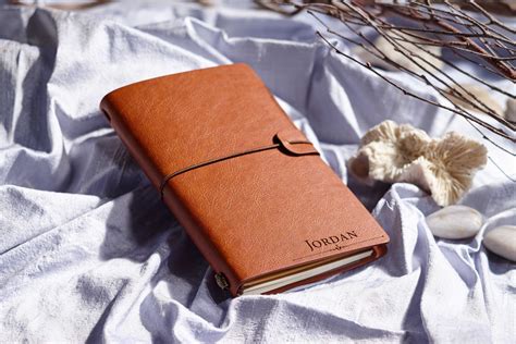 Personalized Journal Customized Leatherette Journal Monogrammed