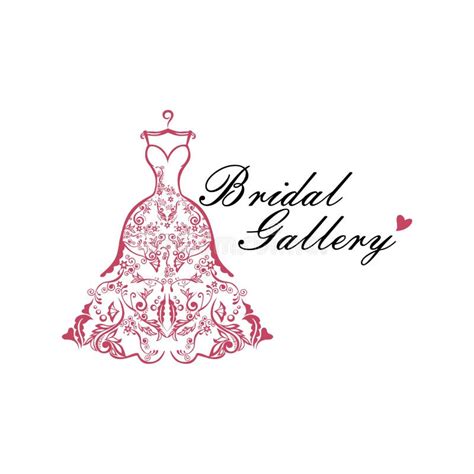 Dress Boutique Bridal Logo Ideas Template Illustration Vector Design Stock Vector - Illustration ...