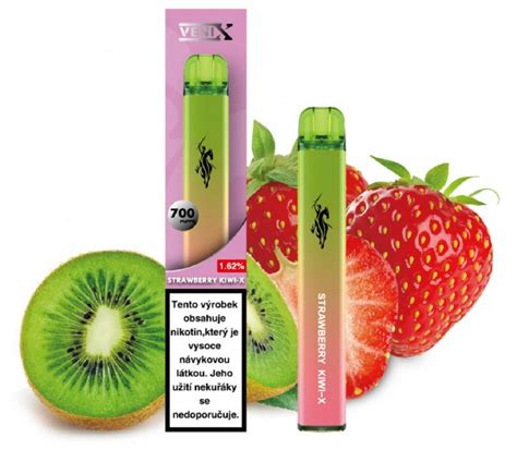 Jednorázová Elektronická Cigareta Venix Strawberry Kiwi X Vapemall Cz