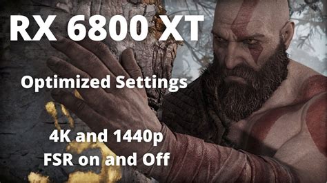 God Of War Pc Rx 6800 Xt 4k And 1440p Graphics Settings Tested And