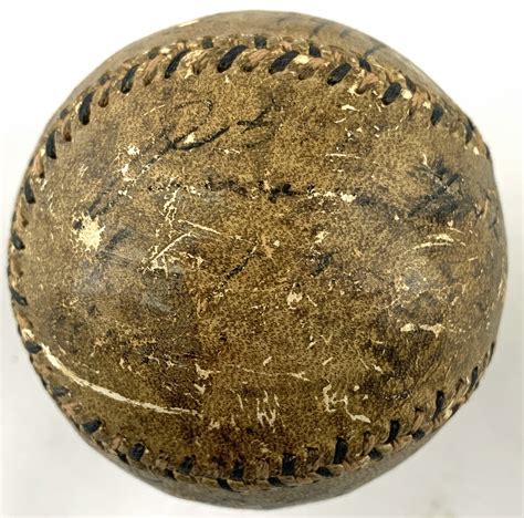 Lot Detail MLB Immortals ULTRA RARE Multi Signed ONL Baseball With Christy Mathewson Babe