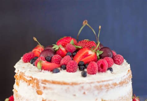 Keep Calm And Enjoy Life Naked Cake