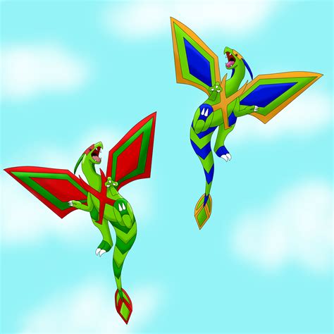 Mega Flygon By Okamitatsu On Deviantart