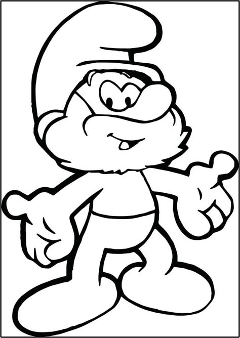 Desenhos De Smurfs Para Colorir Pintar E Imprimir Colorironline