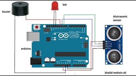 Wiring The Cable: Arduino Ultrasonic Sensor Wiring Diagram