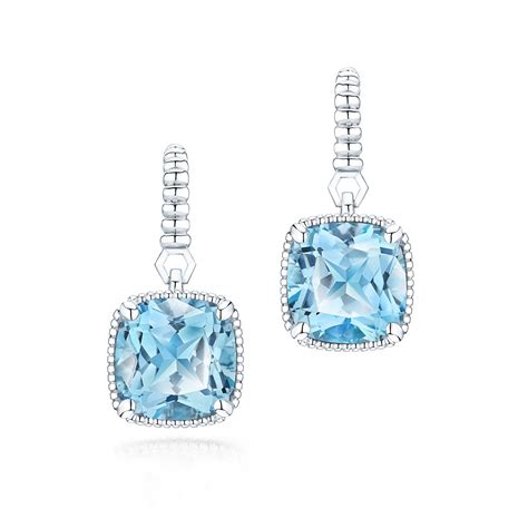 Birks Blue Topaz Drop Earrings Meghan Maven