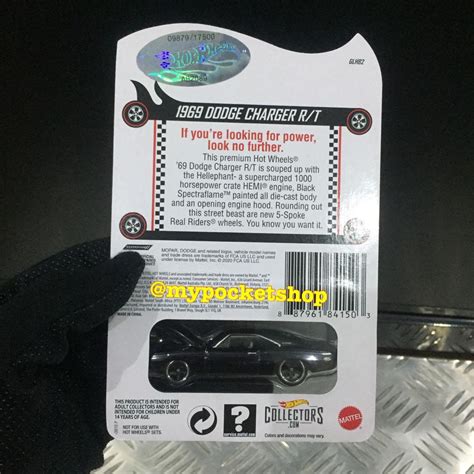 RESERVED Hot Wheels 1969 DODGE CHARGER R T 2020 Hotwheels Redline Club RLC Exclusive