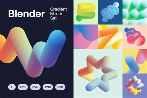 Blender: Gradient Blends Collection - Design Cuts