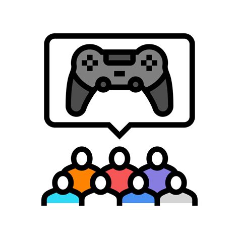 community cyber sport color icon vector illustration 23246921 Vector ...