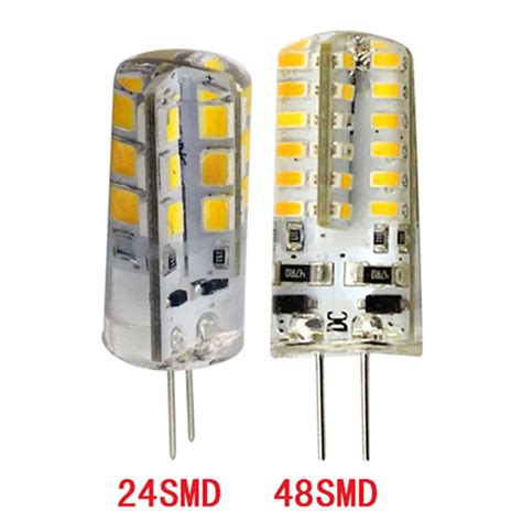 G Led Lamp Bulb Dimmable Non Polar Silicone Body Leds V Dc Smd