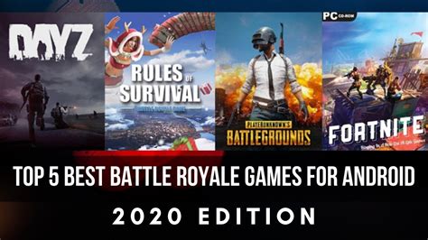 Top Best Battle Royale Games For Android Youtube