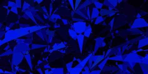 Dark Blue Green Vector Background With Polygonal Forms 12985499