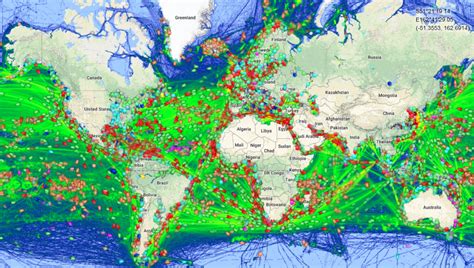 Map Of The Day All The World S Maritime Traffic The Sounding Line