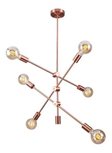 Lustre Pendente Startec Circuit E27 Bivolt Cobre 110V 220V Frete grátis