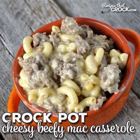 10 Must Have Crock Pot Ground Beef Recipes Recipes That Crock