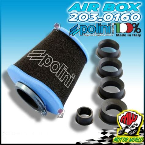 Filtro De Aire Sport Abierto Air Box Polini Big Evo DM 48 Para