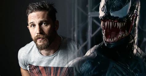 venom tom hardy tenta controlar  simbionte em novas fotos  set