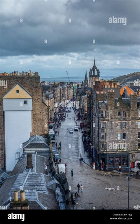 Edinburgh Royal Mile Aerial Hi Res Stock Photography And Images Alamy