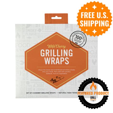 Wild Cherry Grilling Wraps 8 Pack Grill Masters Club