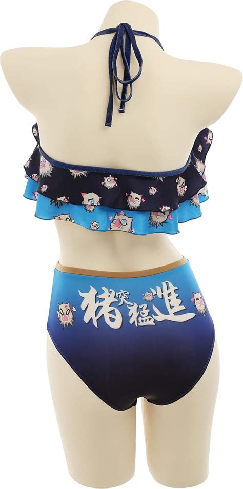 Buy Haikyuu Womens Bikini Swimsuit Anime Style Bathing Suit Japanese Cartoon Swimwear Online At