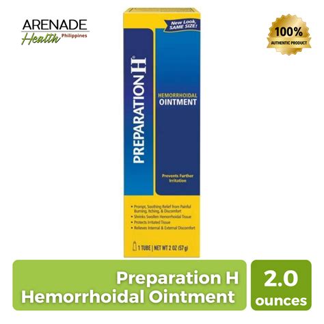Preparation H Hemorrhoidal Ointment 20ounces Lazada Ph
