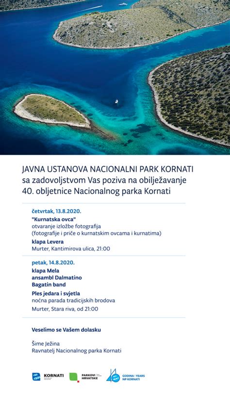 TRIS portal Šibenik NP Kornati 40 godina vječne ljepote