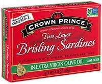 Brisling Sardines with 2g Omega-3 | Crown Prince Inc.