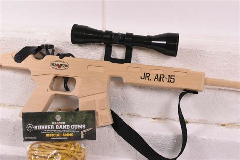 Jr. AR-15 Combat Rifle w/ Scope & Sling + Ammo | GL2JRAR15SS | Magnum ...