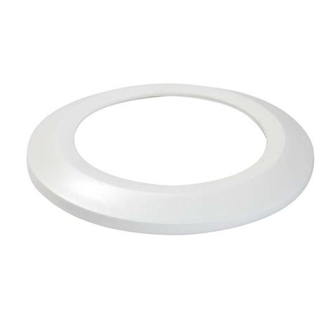 Rosace 8960100 mm pour pipe de WC Diamètre 100 mm Blanc