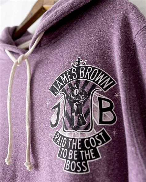 James Brown G.F.O.S Purple Pullover Hoody - Roots of Fight
